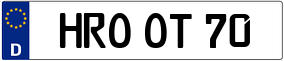 Truck License Plate